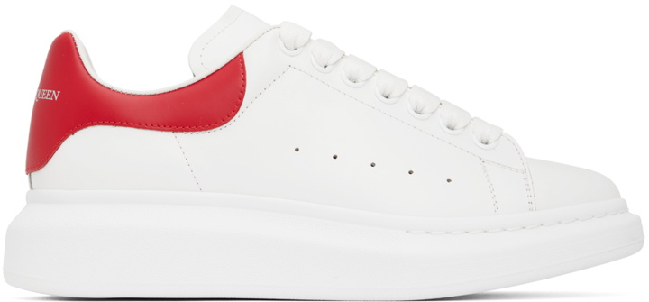 Photo: Alexander McQueen White & Red Oversized Sneakers