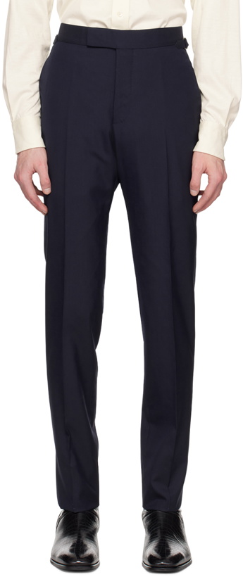 Photo: TOM FORD Navy O'Connor Trousers