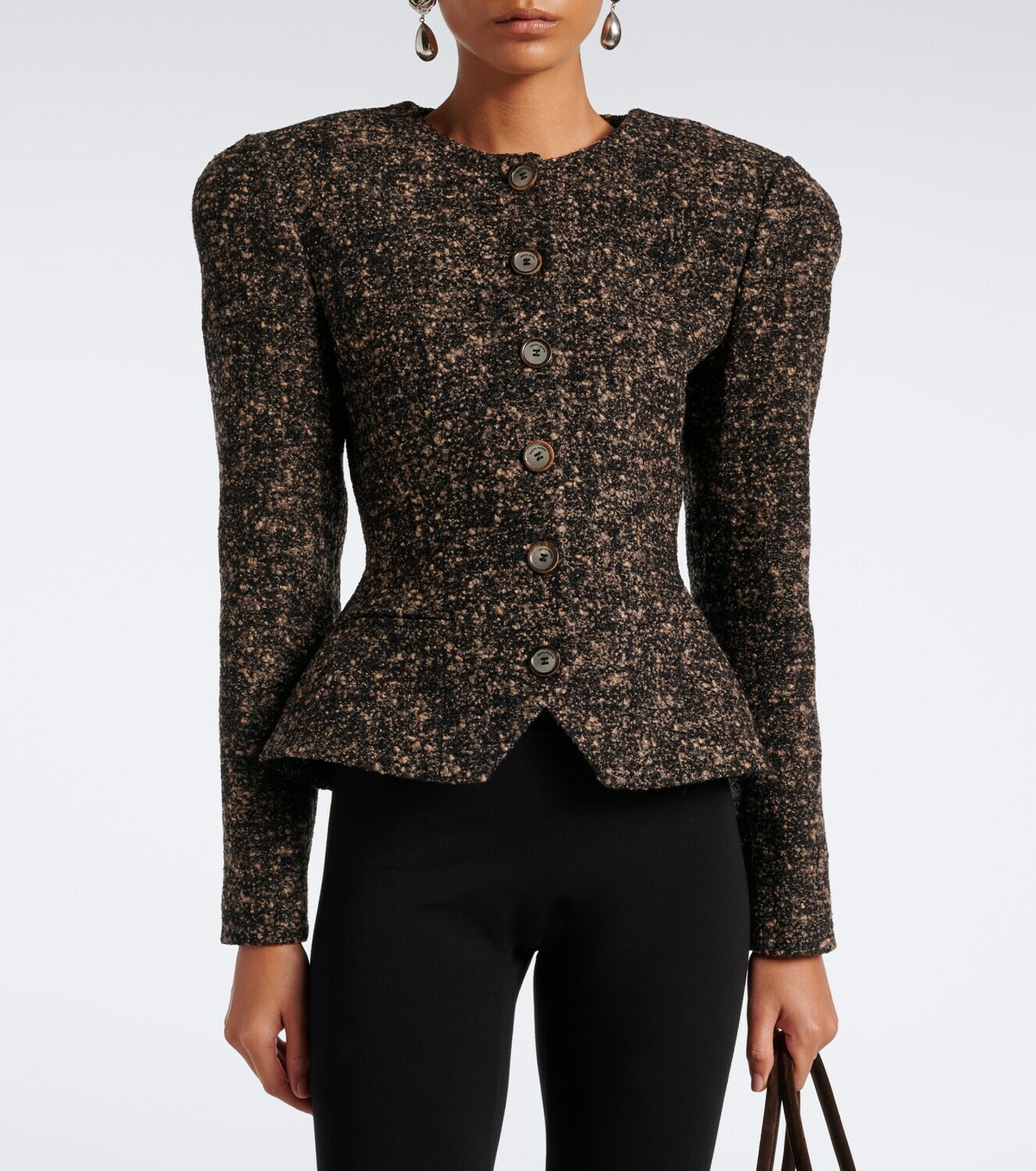 Magda Butrym Wool and cashmere-blend bouclé jacket