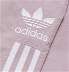adidas Originals - Logo-Embroidered Nylon Track Pants - Purple