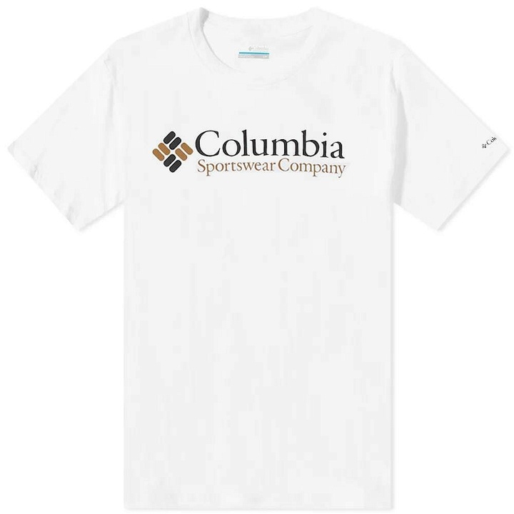 Photo: Columbia Men's Retro Logo T-Shirt in White