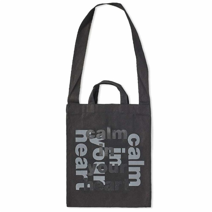 Photo: Comme des Garçons x Nike Calm In Your Heart Tote in Black