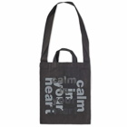 Comme des Garçons x Nike Calm In Your Heart Tote in Black