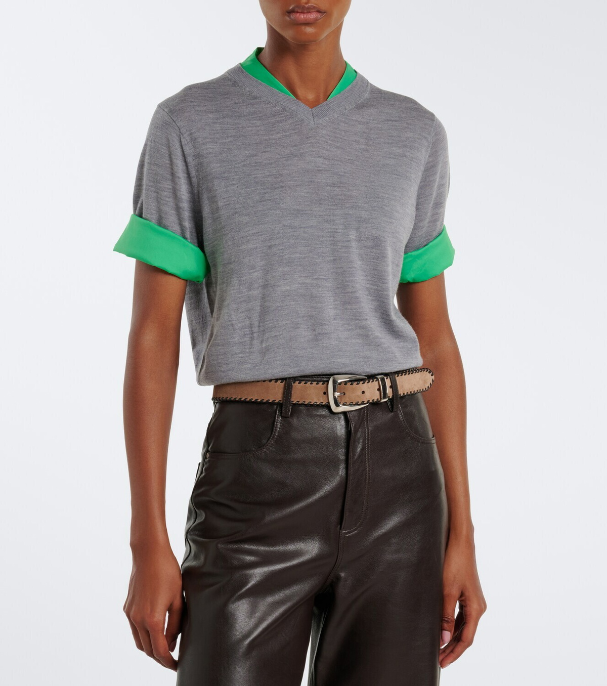 Dorothee Schumacher Layered virgin wool top