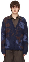 The World Is Your Oyster Navy Floral Cardigan