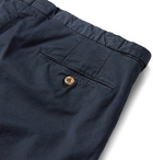 THOM SWEENEY - Cotton-Blend Twill Chino Shorts - Blue