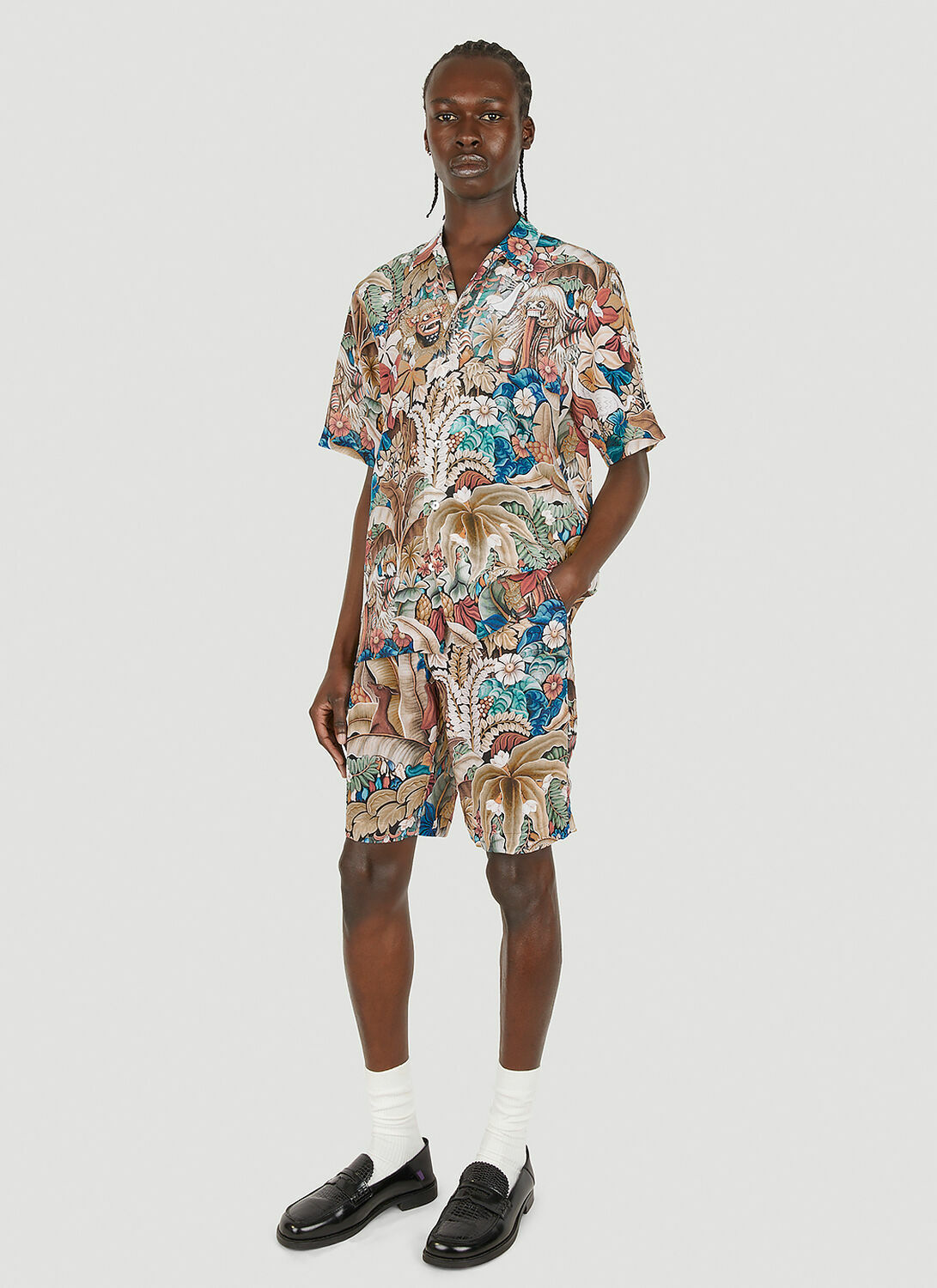 Endless Joy Abstract Motif Board Shorts