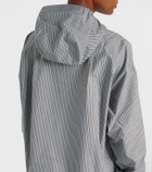 Loewe x On Storm striped half-zip jacket