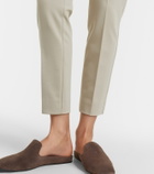 Max Mara Cropped jersey slim pants