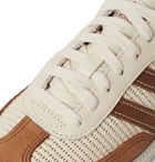 adidas Consortium - Wales Bonner Samba Leather- and Suede-Trimmed Woven Sneakers - White