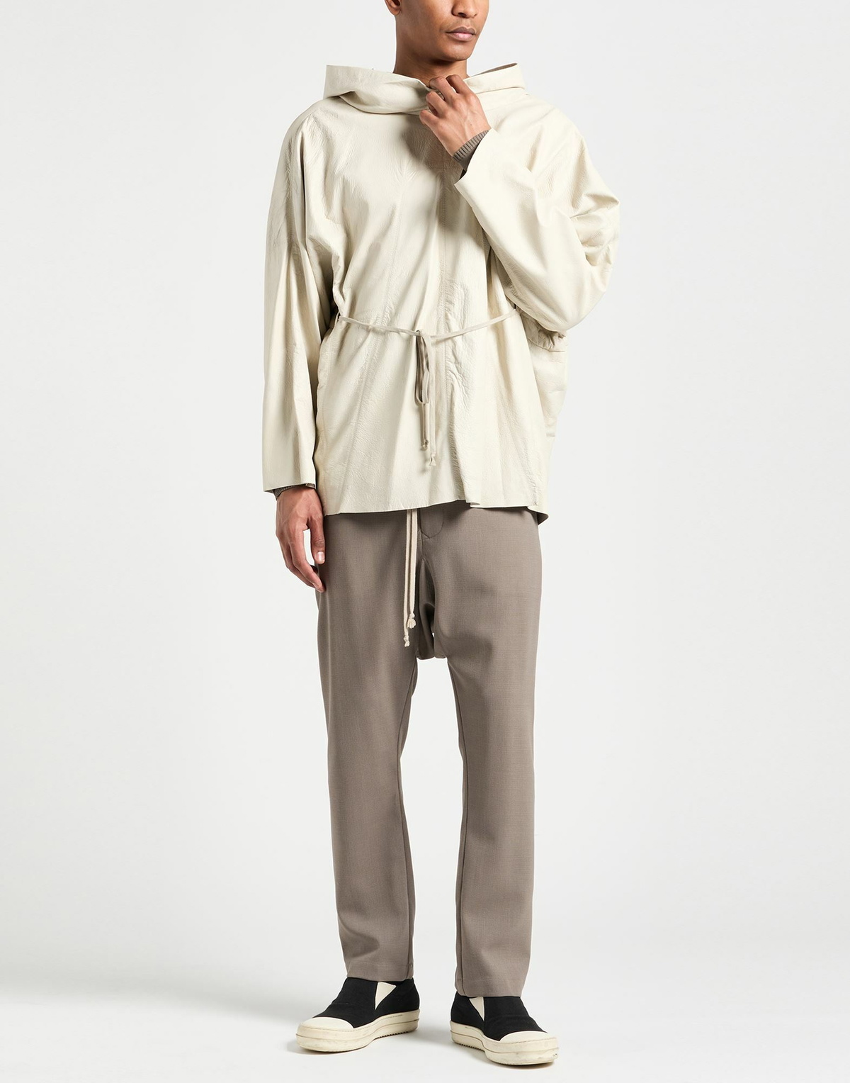 Rick Owens Mens Jacket Light in Grey