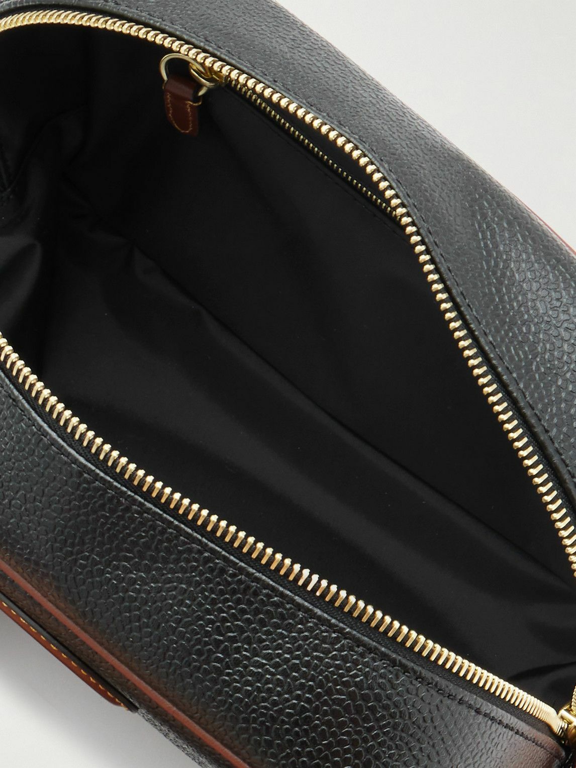 Mulberry - Leather-Trimmed BioVeg Scotchgrain Wash Bag
