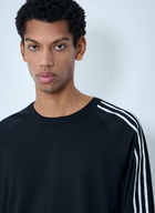 Y-3 Striped Shoulder Cotton T-Shirt