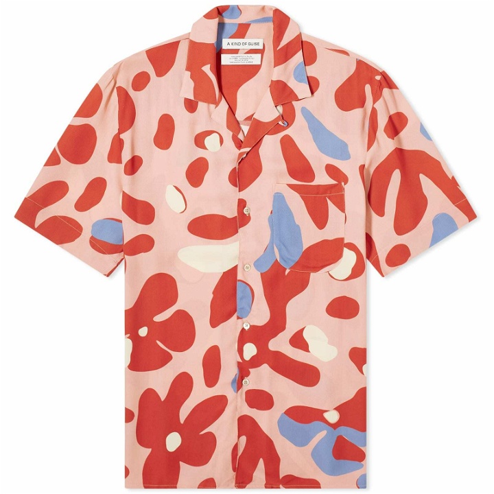 Photo: A Kind of Guise Men's Gioia Shirt in Pink Reef