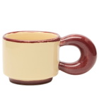 Damson Madder Women's Chubby Coffee Cup in Butter 