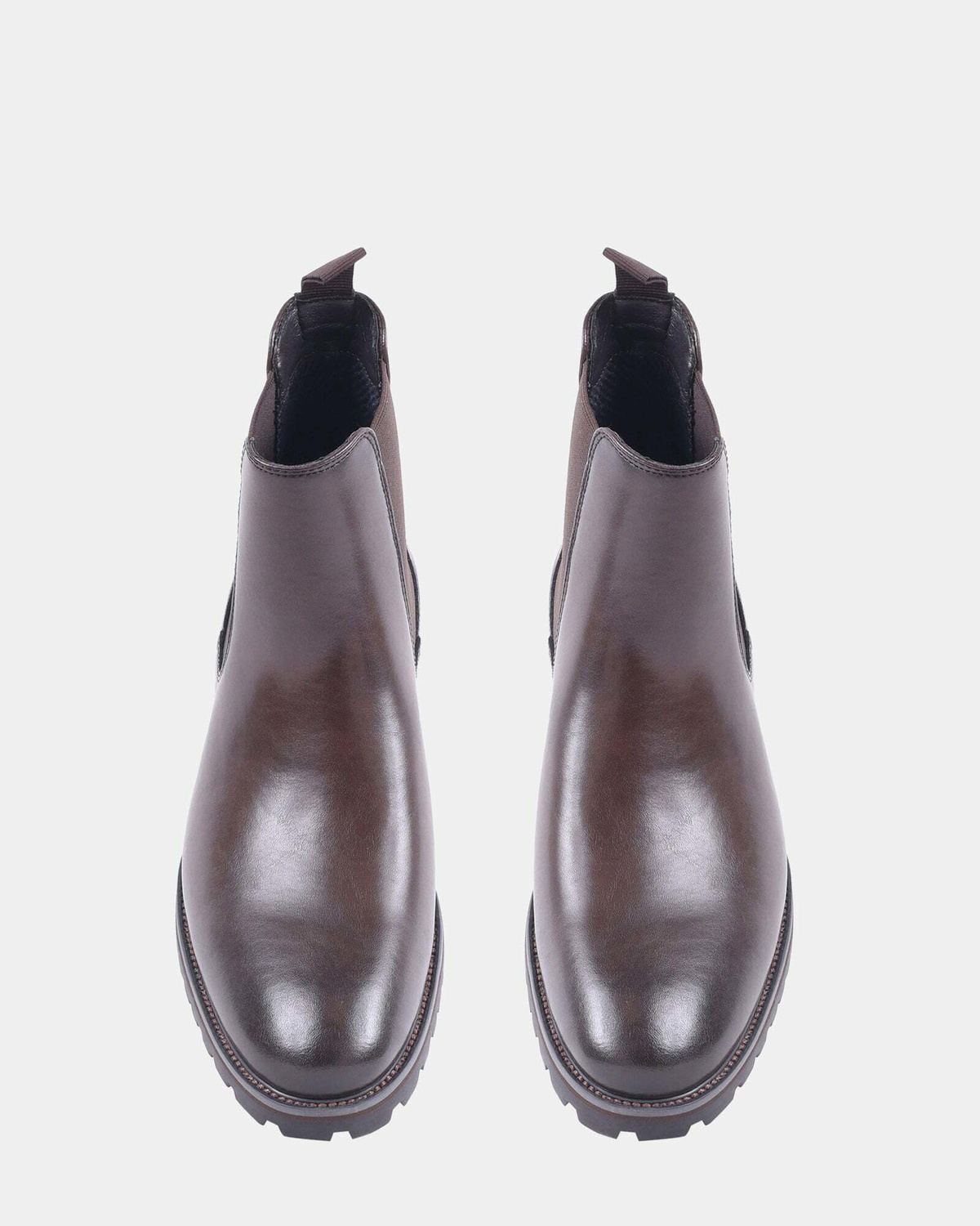 Steve Madden Alamo Boots in Dark Brown