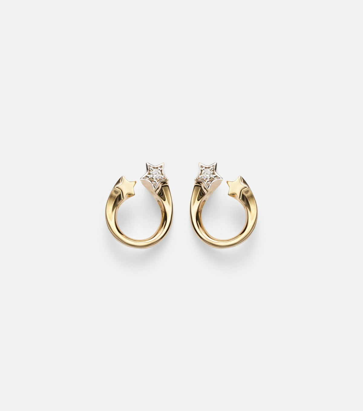 Roxanne First Shooting Star 14kt gold (585/1000) earrings with diamonds