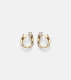 Roxanne First Shooting Star 14kt gold (585/1000) earrings with diamonds