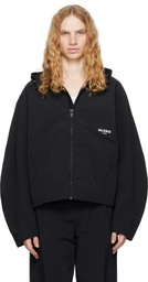 Han Kjobenhavn Black Windbreaker Technical Jacket