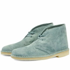 Clarks Originals Women's Desert Boot in Ocean Blue Suede
