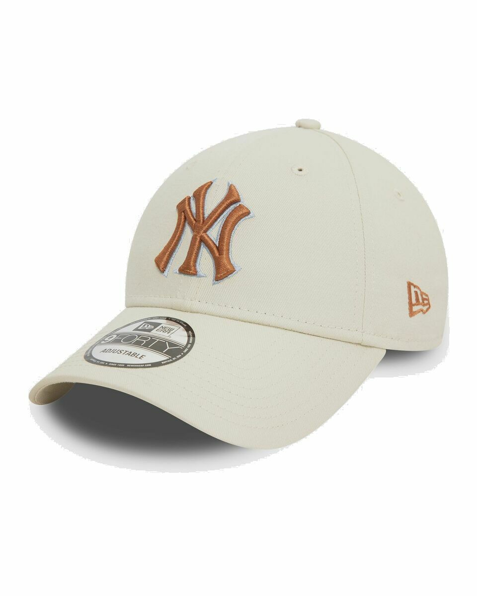 Photo: New Era Mlb Patch 9 Forty New York Yankees White - Mens - Caps