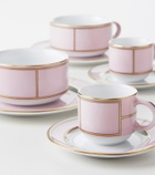Ginori 1735 Diva set of 2 espresso cups and saucers