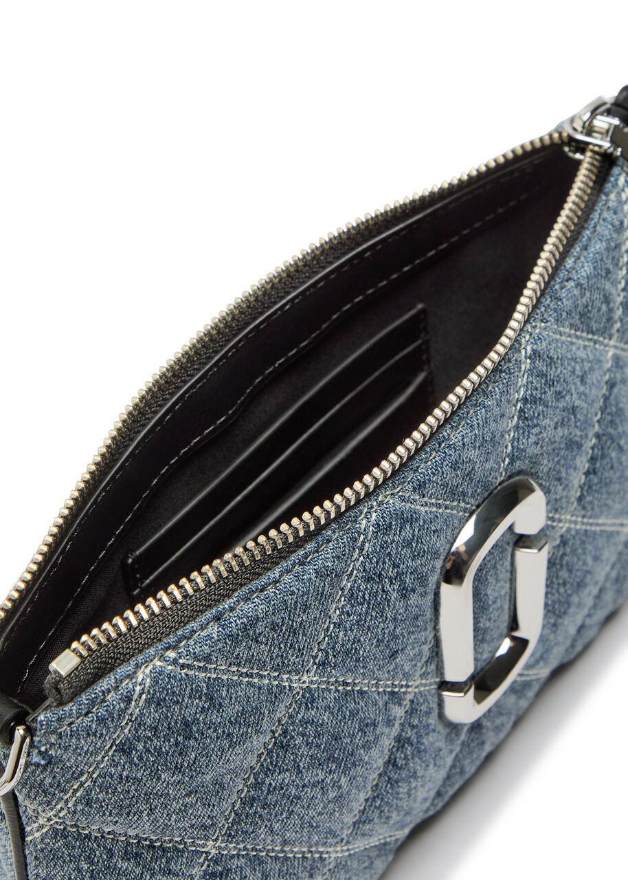 Marc Jacobs The Pochette Quilted Denim Shoulder bag - Blue - One Size