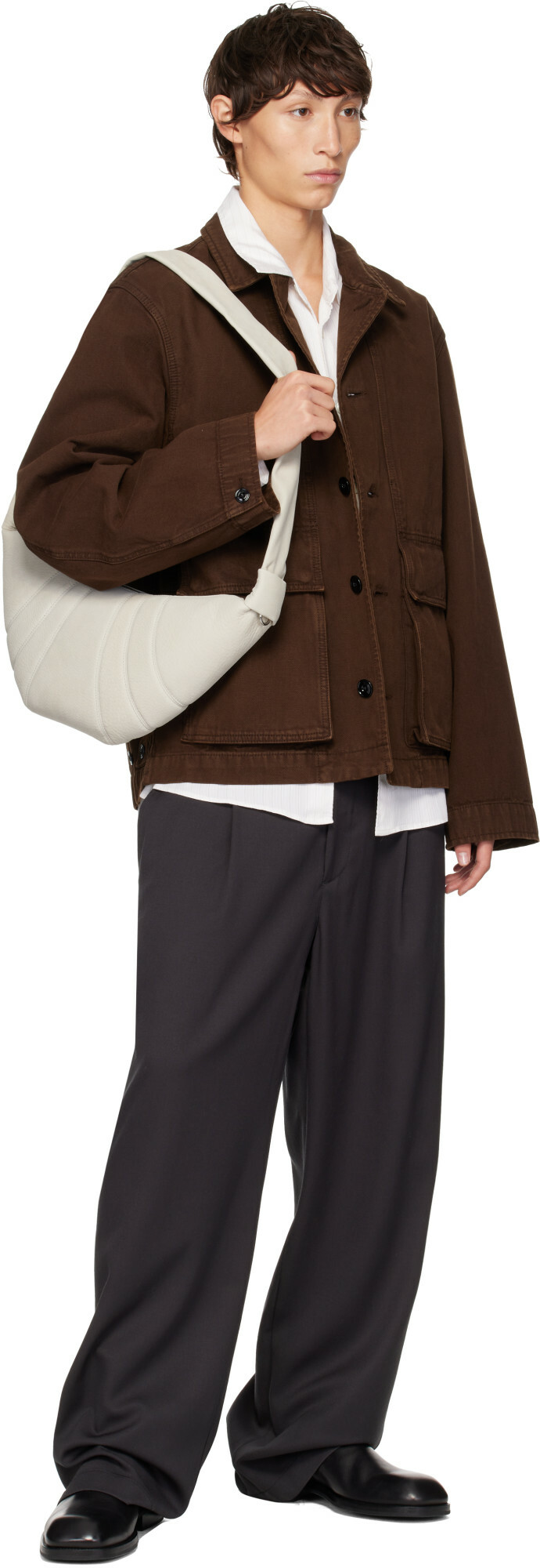 LEMAIRE Off-White Medium Croissant Bag