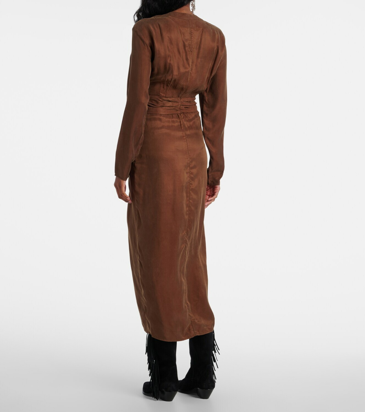 Marant Etoile Draped midi dress