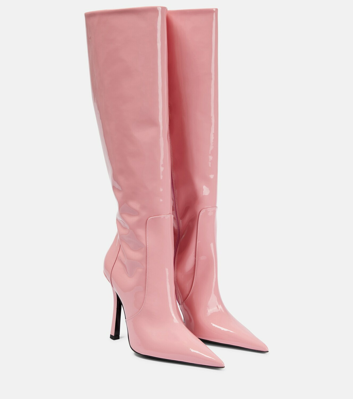 Blumarine - Patent leather knee-high boots