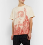 424 - Oversized Printed Cotton-Jersey T-Shirt - Neutrals