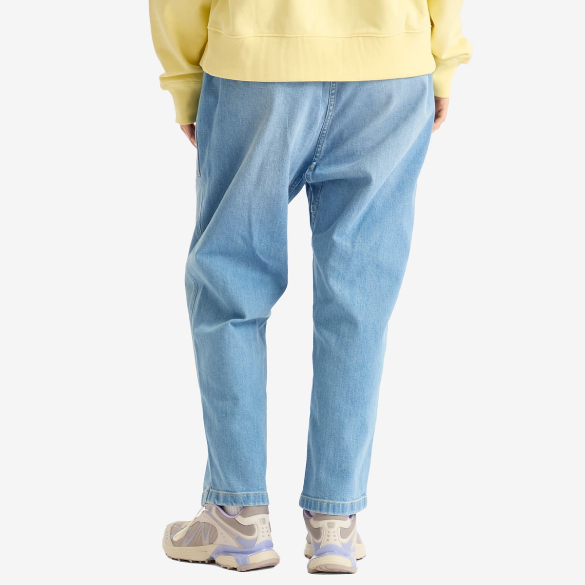 Gramicci Women's Stretch Denim Loose Tapered Pants in Medium Used