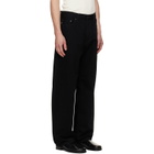 vowels Black Baggy Jeans