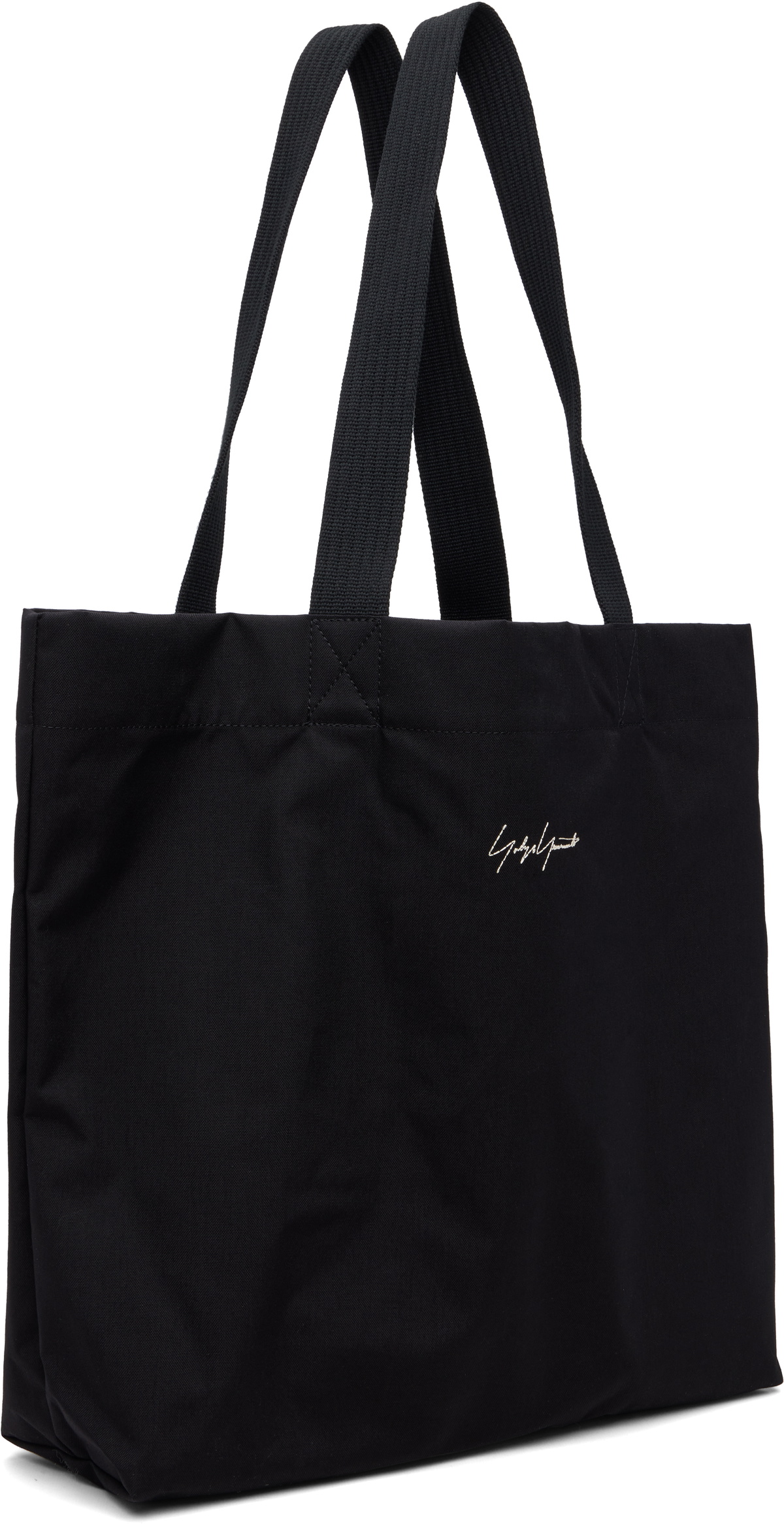 YOHJI YAMAMOTO Black Y-3 KURO Canvas Tote