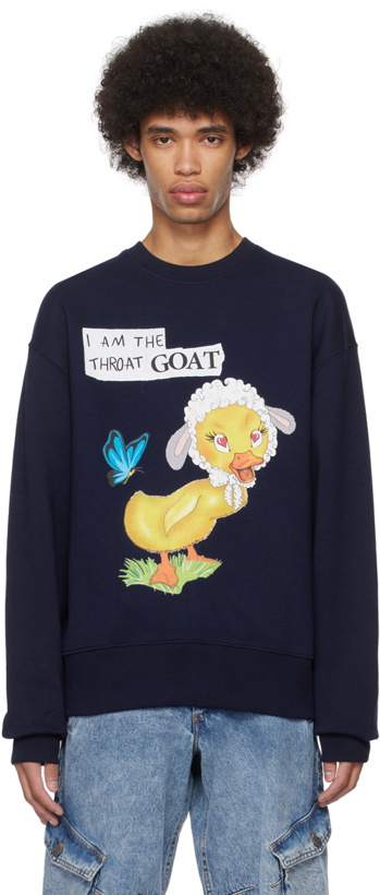 Photo: EGONlab Navy Goat Sweatshirt