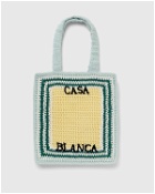 Casablanca Cotton Crochet Bag Beige - Mens - Tote & Shopping Bags