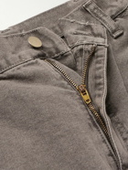 Carhartt WIP - Double Knee Straight-Leg Panelled Organic Jeans - Gray