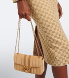 Gucci GG Marmont Mini suede shoulder bag