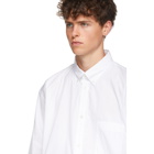 Balenciaga White Poplin Logo Shirt