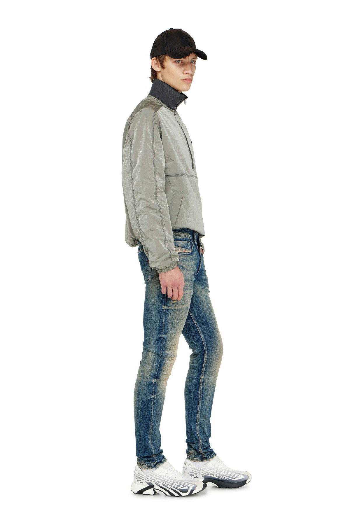 Diesel Skinny Jeans Low Waist 1979 Sleenker - Jeans Mens in Blue