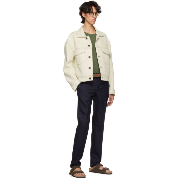 Editions M.R Navy Remi Chino Trousers