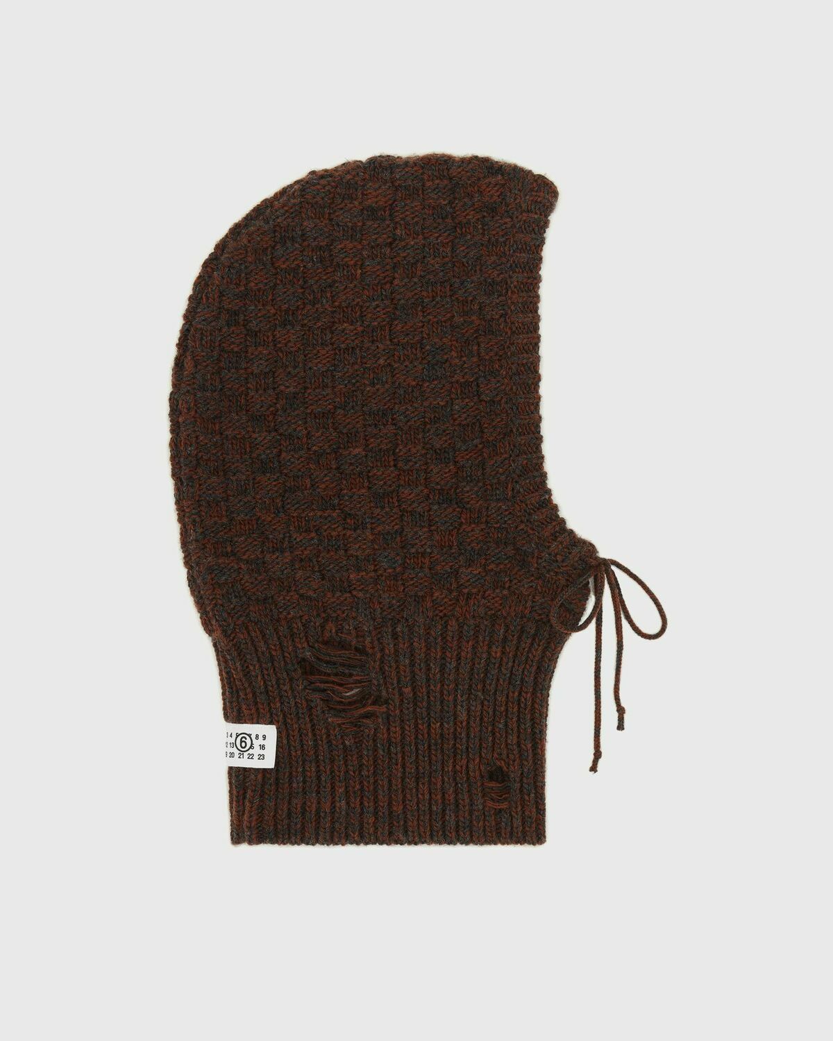 Maison Margiela MM6 BEANIE Grey Mens Balaclava