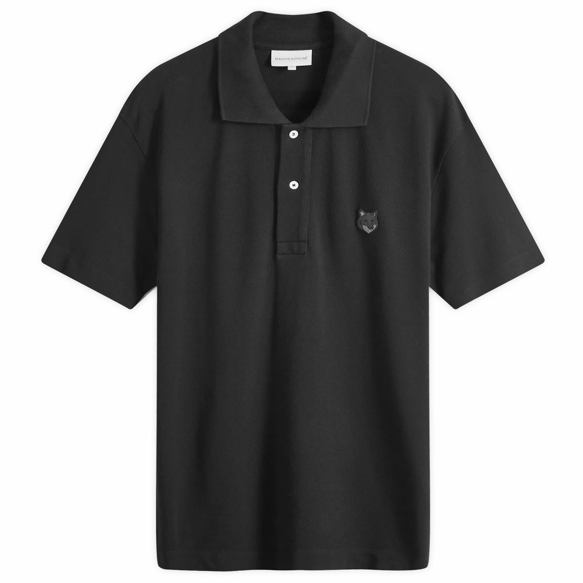 Maison Kitsune - Man - Black - Polo Shirts main image 1