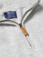 William Lockie - Oxton Slim-Fit Cashmere Half-Zip Sweater - Gray