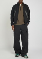 Moncler Grenoble Logo-appliquéd Stretch-jersey Sweatshirt Black