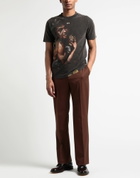 Off-white Mens T-shirt Dark in Brown