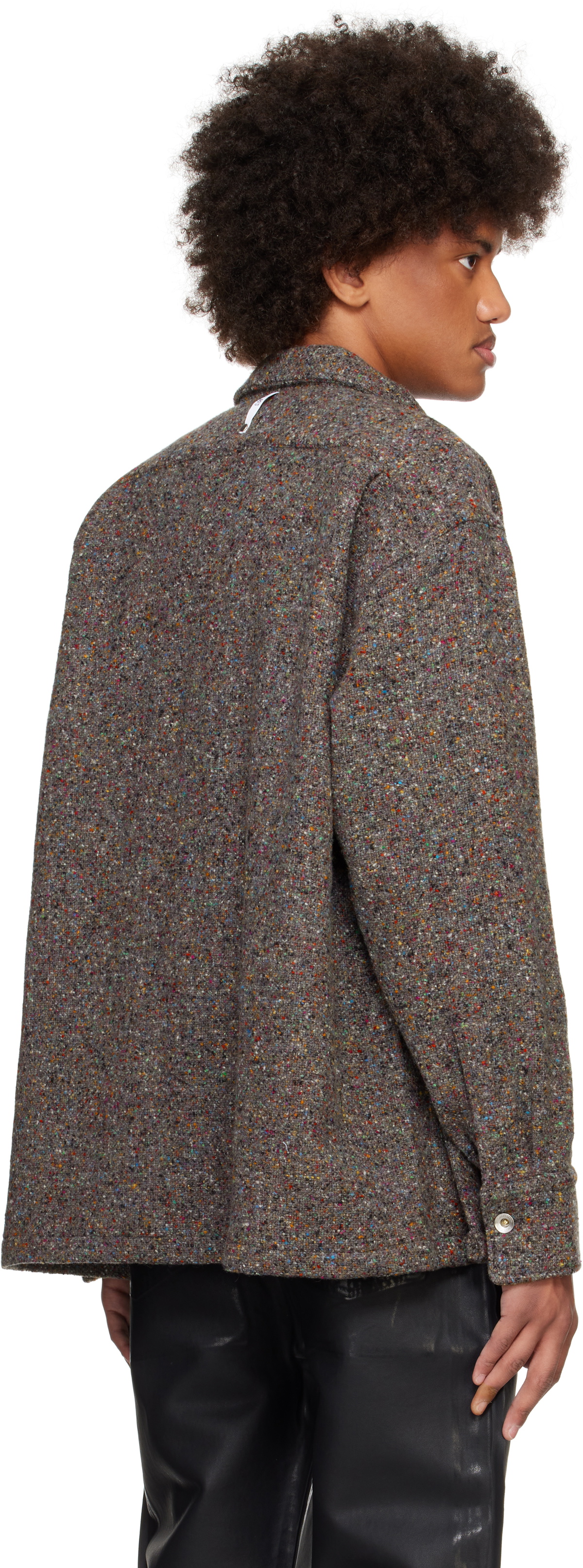 Karmuel Young Multicolor Square Shirt Jacket