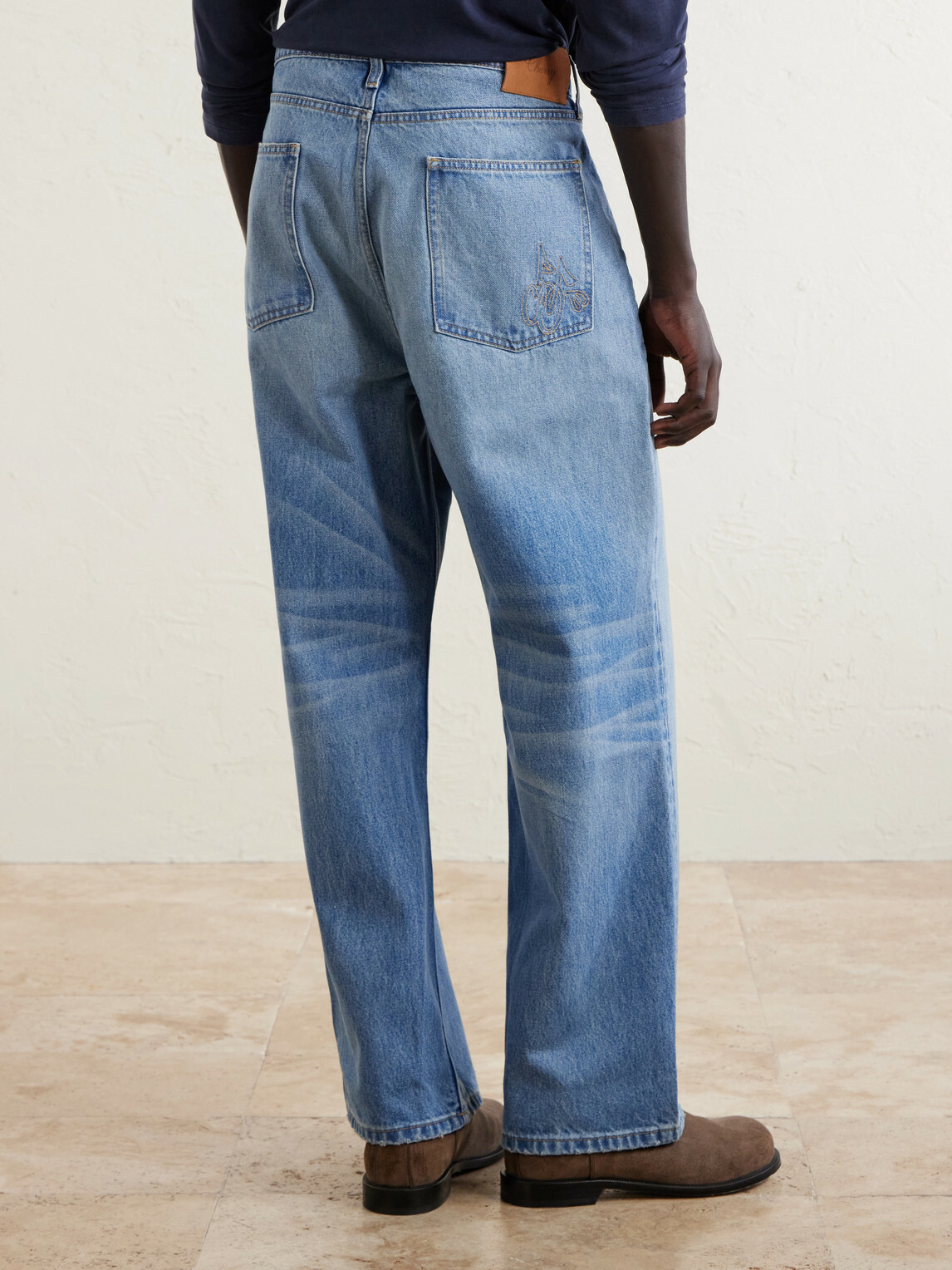 Cherry Los Angeles - Straight-Leg Jeans - Blue