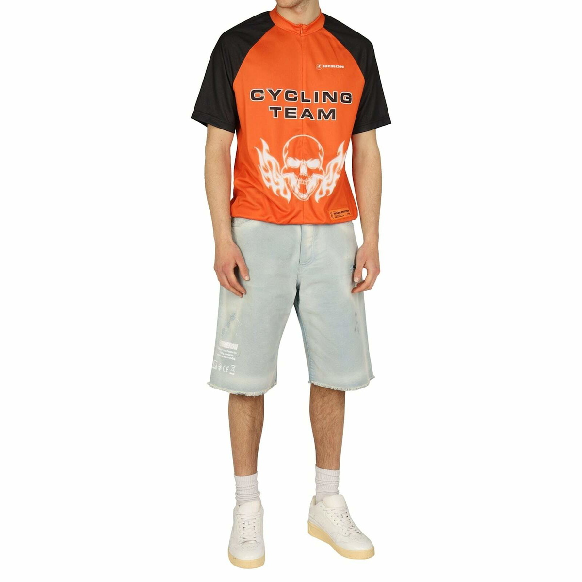 HERON PRESTON Denim Shorts