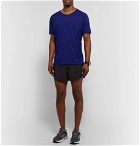 Adidas Sport - Primeknit Wool-Blend T-Shirt - Blue